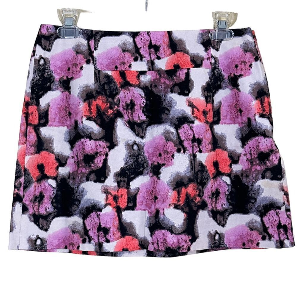 J. Crew Floral Mini Skirt Size Size 2
